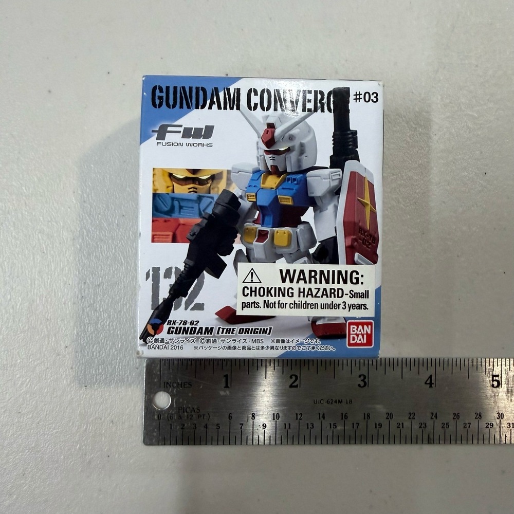 Bandai FW Gundam Converge 03 RX-78-02 Gundam‎ The Origin Figure 132 Mini Toy